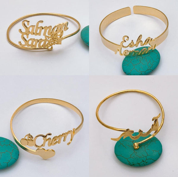 Customized Couple name rings