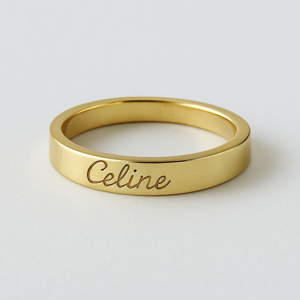Custom Name Ring