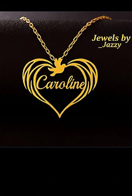 Angel Wings Heart Necklace